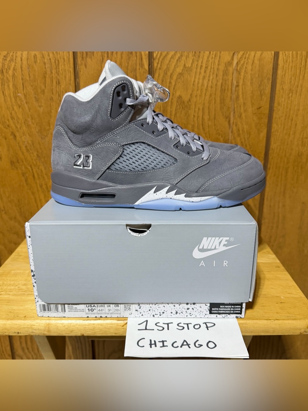 Nike Air Jordan 5 Retro Wolf Grey 2026 Authentic DD0587-002 Mens Size 10.5 NEW